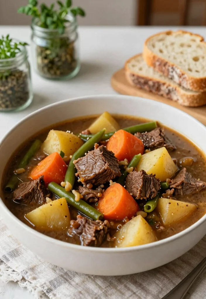 16 Bottom Round Roast Recipes for Tender Family Dinners - 4. Savory Beef and Vegetable Stew 1