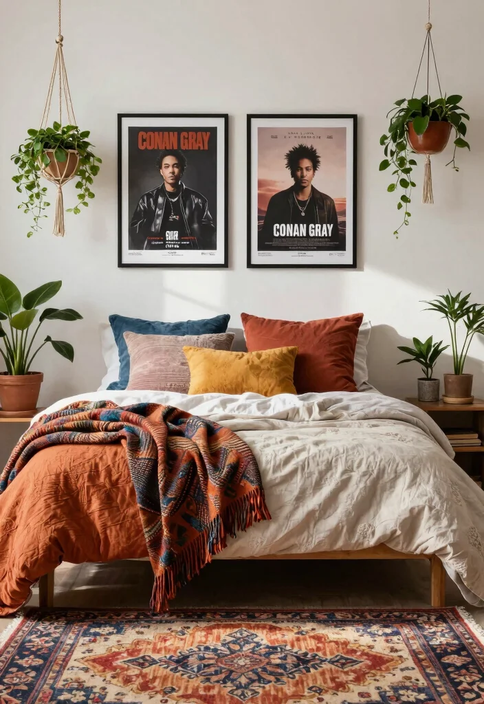 16 Conan Gray Poster Ideas for a 2026 Trendy Aesthetic Room - 4. Bohemian Bliss 1