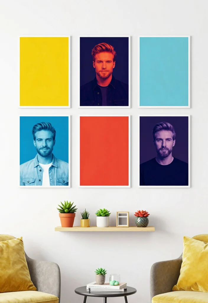 16 Conan Gray Poster Ideas for a 2026 Trendy Aesthetic Room - 5. Color Block Delight 1