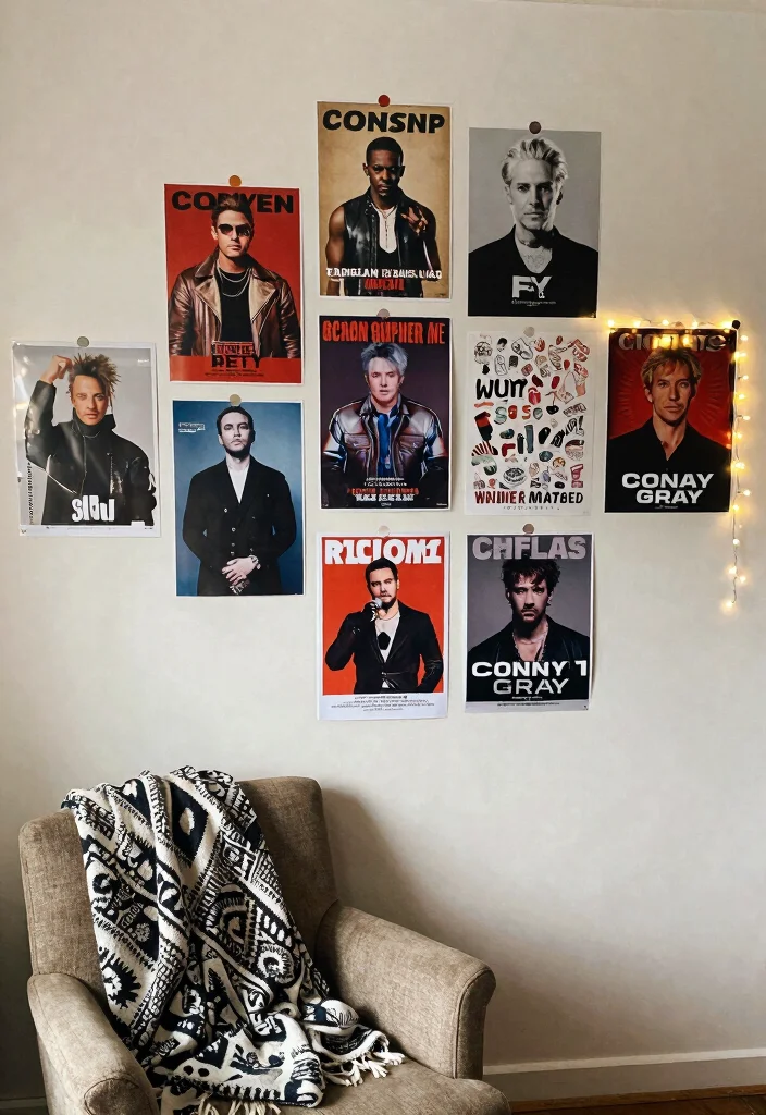 16 Conan Gray Poster Ideas for a 2026 Trendy Aesthetic Room - 6. Eclectic Mix 1