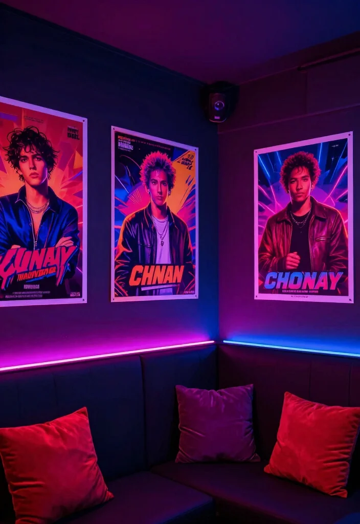 16 Conan Gray Poster Ideas for a 2026 Trendy Aesthetic Room - 9. Neon Lights 1
