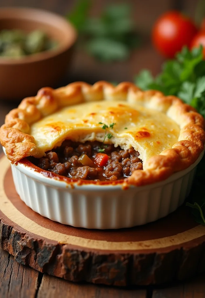 16 Genius Ways To Use Recipes To Make With Ground Beef Tonight - 9. Ground Beef Pot Pie 1
