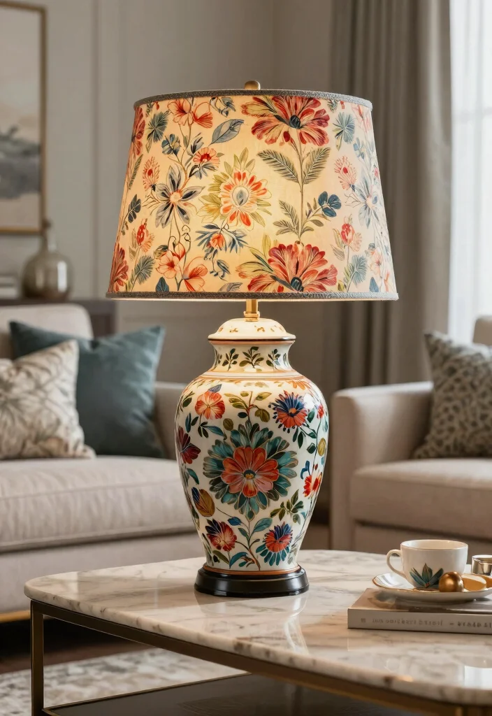 16 Ginger Jar Lamp Ideas With Classic Chic Style - 11. Statement Shades 1