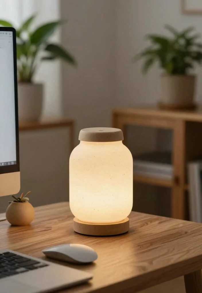 16 Ginger Jar Lamp Ideas With Classic Chic Style - 14. Eco-Friendly Designs 1