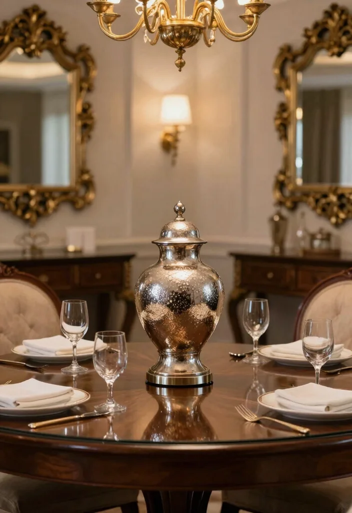 16 Ginger Jar Lamp Ideas With Classic Chic Style - 4. Metallic Accents 1