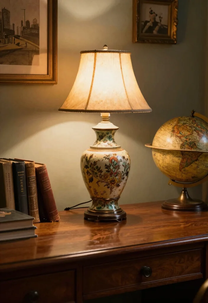 16 Ginger Jar Lamp Ideas With Classic Chic Style - 5. Vintage Charm 1