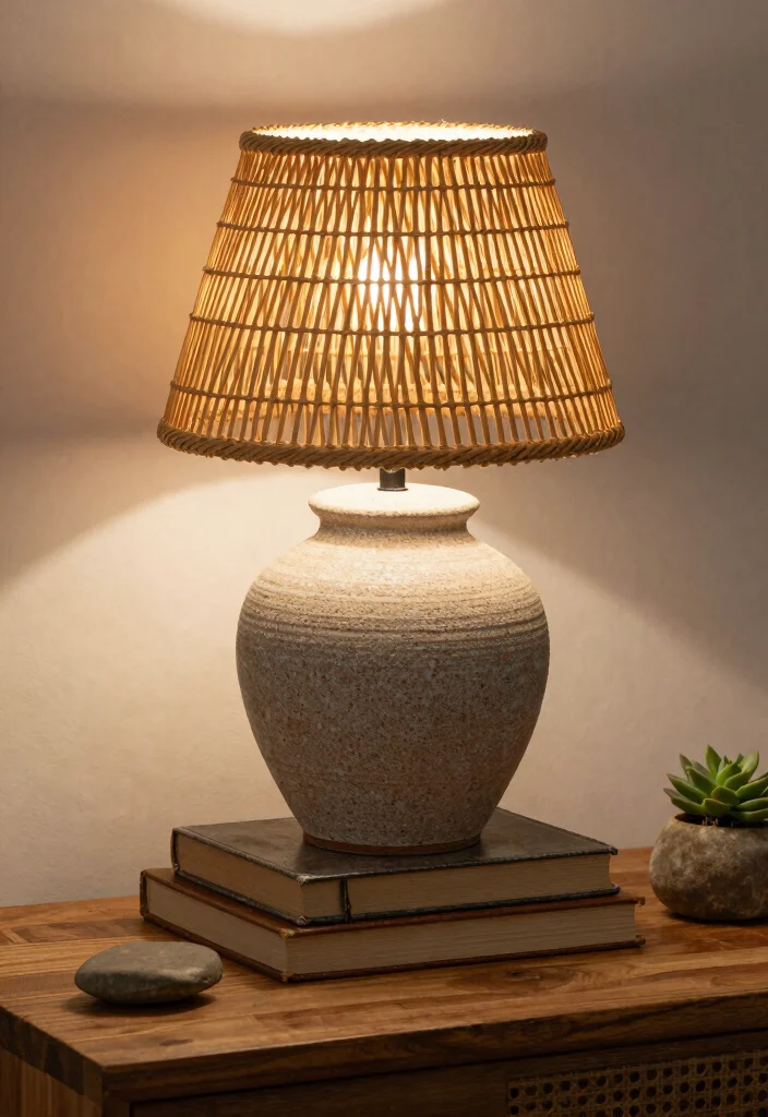 16 Ginger Jar Lamp Ideas With Classic Chic Style - 9. Unique Textures 1