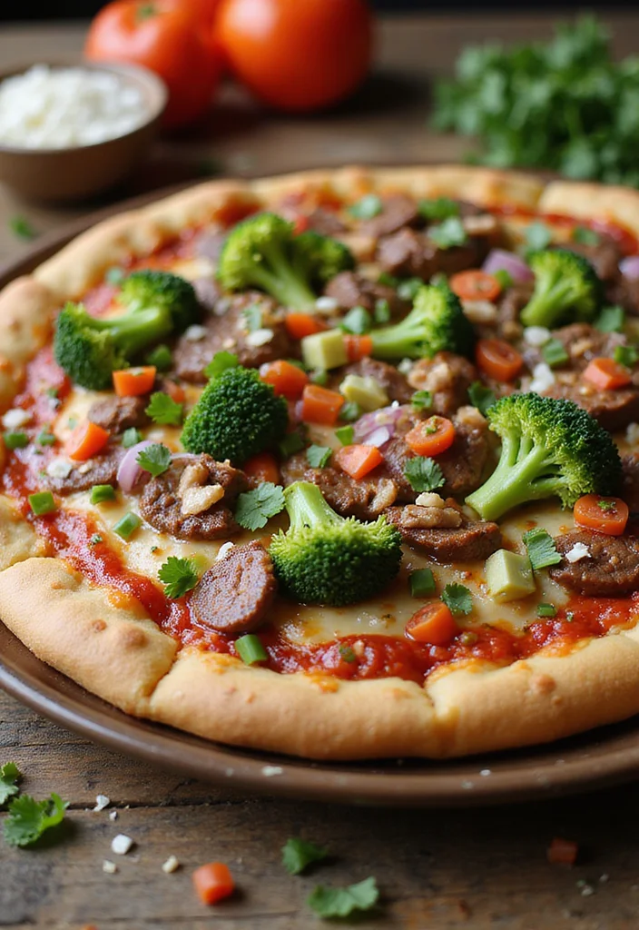 16 Korean Beef And Broccoli Dinners That Even Picky Eaters Love - 14. Korean Beef and Broccoli Pizza 1