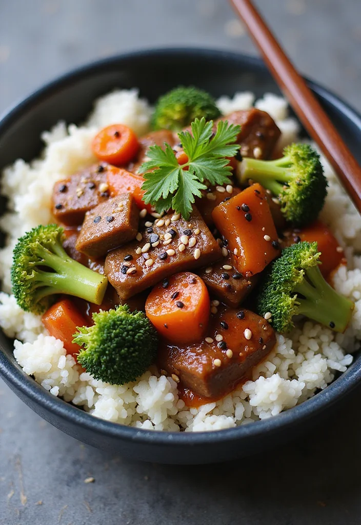 16 Korean Beef And Broccoli Dinners That Even Picky Eaters Love - 2. Spicy Korean Beef and Broccoli Bowl 1