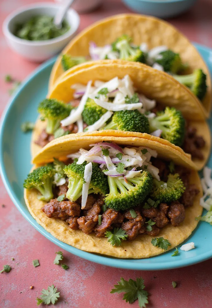 16 Korean Beef And Broccoli Dinners That Even Picky Eaters Love - 3. Korean Beef and Broccoli Tacos 1