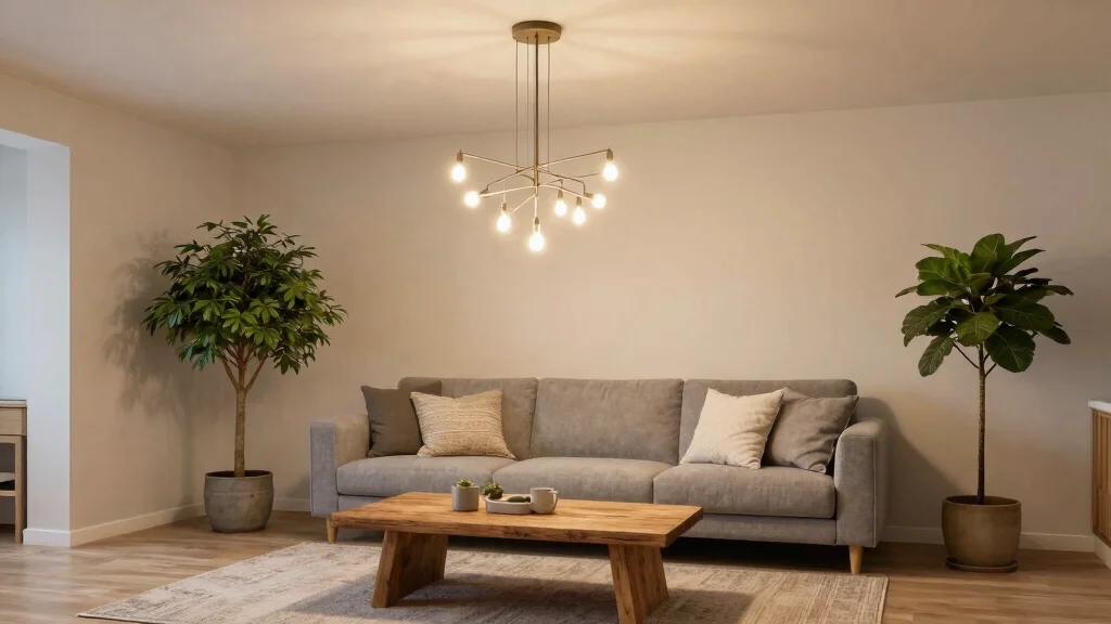 16 Living Room Chandelier Low Ceiling Ideas That Shine Brightly