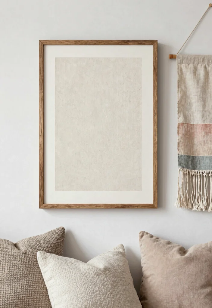 16 Neutral Wall Decor Ideas With Calm Modern Vibes - 11. Layered Textures 1