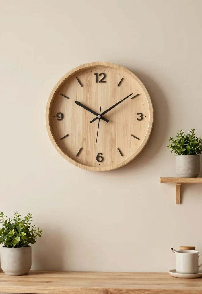 16 Neutral Wall Decor Ideas With Calm Modern Vibes - 15. Decorative Wall Clocks 1