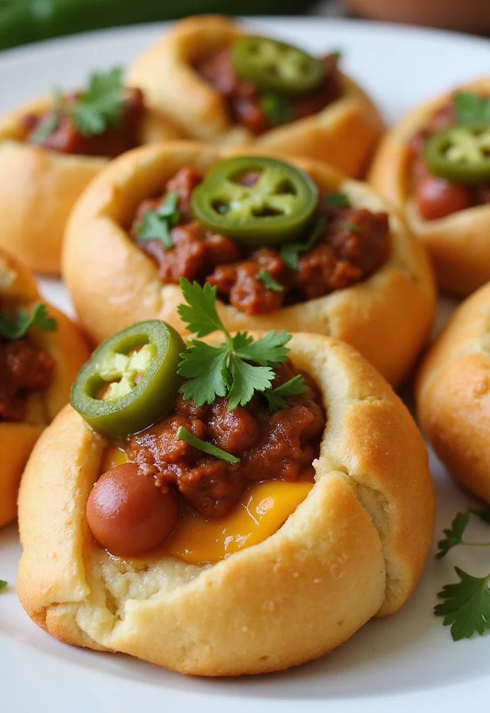 17 Beef Hot Dog Recipes Everyone Is Searching For - 3. Beef Hot Dog Chili Cheese Bombs 1