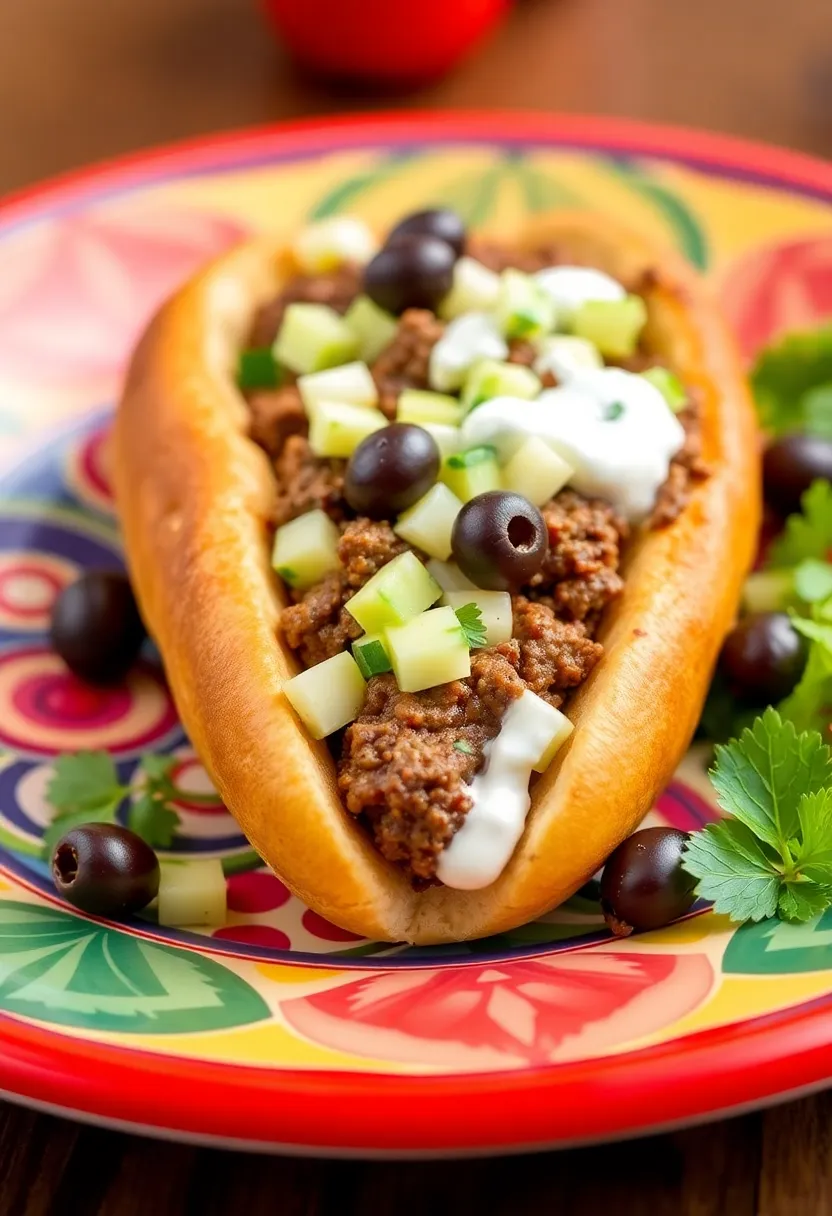 17 Beef Hot Dog Recipes Everyone Is Searching For - 9. Mediterranean Beef Hot Dog 1
