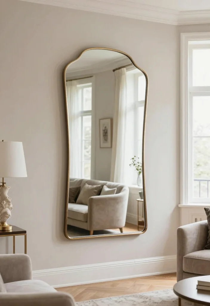 17 Big Mirrors in Living Room Ideas That Open Up the Space - 16. Custom Mirrors 1