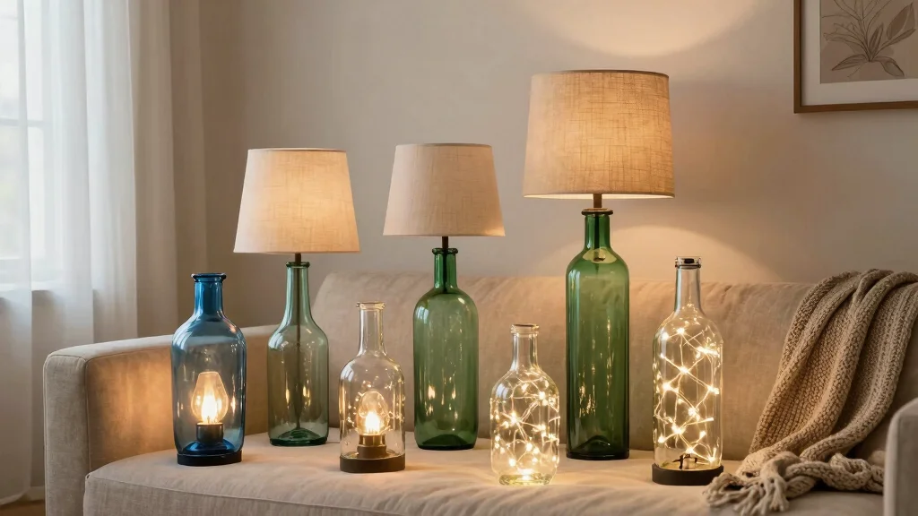 17 Bottle Lamp Ideas With Creative DIY Charm