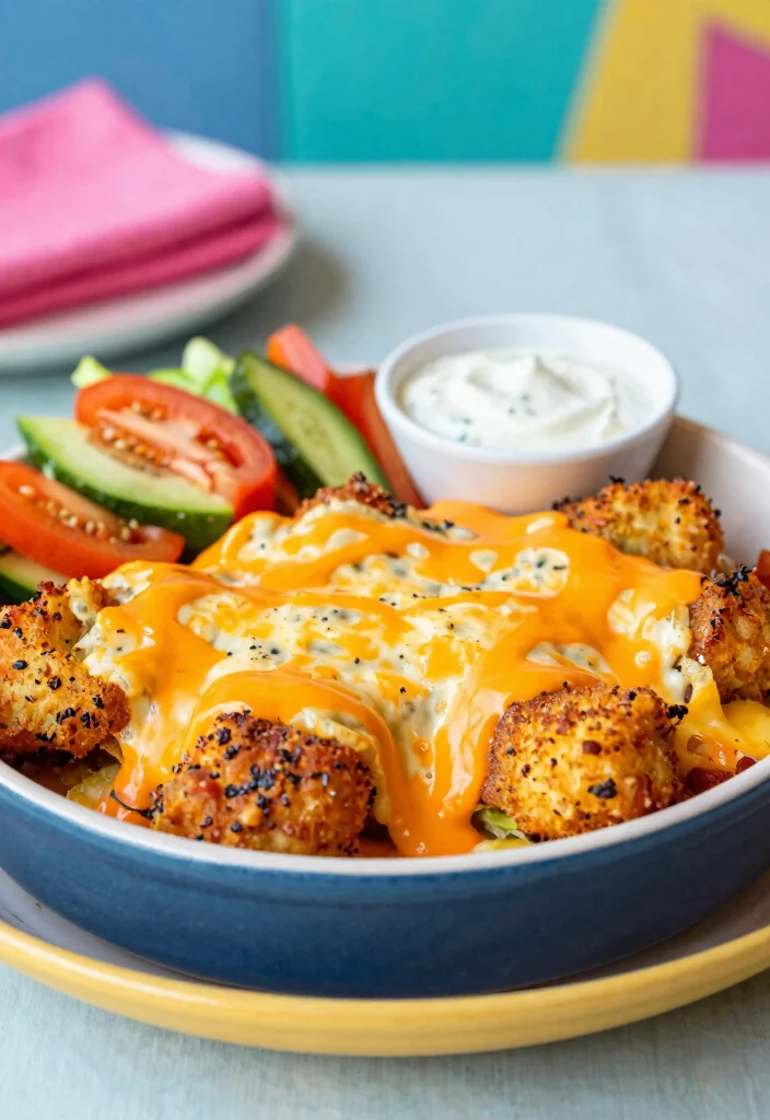 17 Hash Brown Casserole Recipes Cheesy Crowd Pleasers - 7. Buffalo Cauliflower Hash Brown Casserole 1