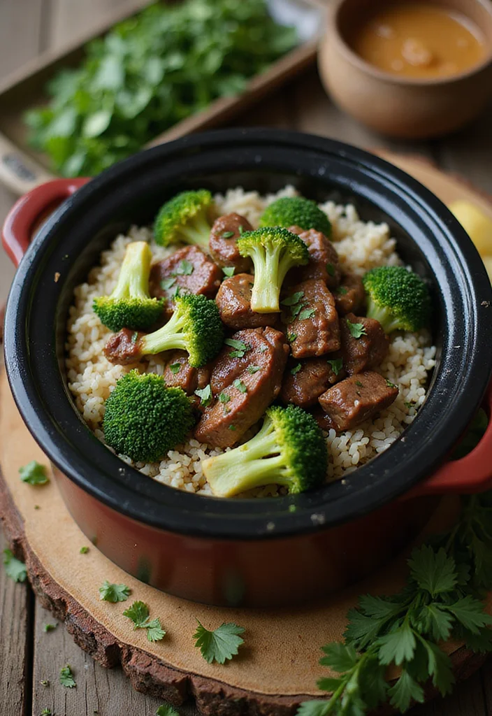 17 Healthy Beef And Broccoli Meals Perfect For Weeknight Cooking - 3. Slow Cooker Beef and Broccoli 1
