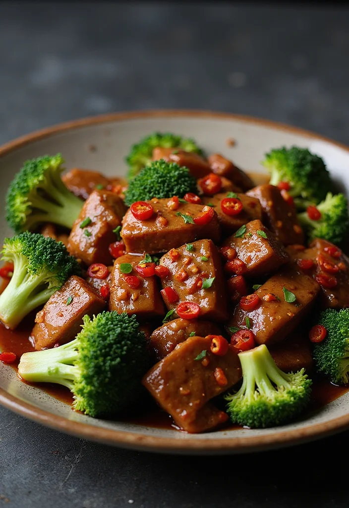 17 Healthy Beef And Broccoli Meals Perfect For Weeknight Cooking - 8. Spicy Beef and Broccoli Szechuan Style 1