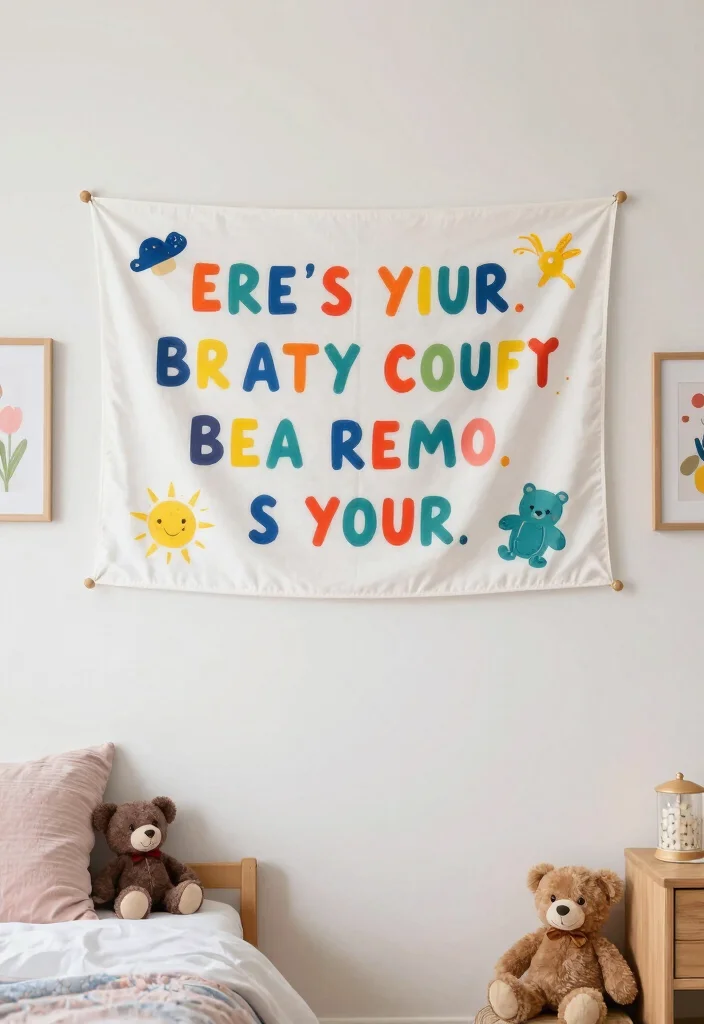 17 Scripture Wall Decor Ideas With Meaningful Style - 15. Scripture-Motivated Banners 1