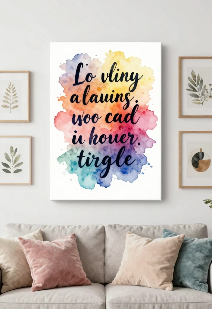 17 Scripture Wall Decor Ideas With Meaningful Style - 3. Inspirational Canvas Prints 1