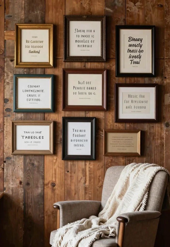 17 Scripture Wall Decor Ideas With Meaningful Style - 4. Framed Bible Verses 1