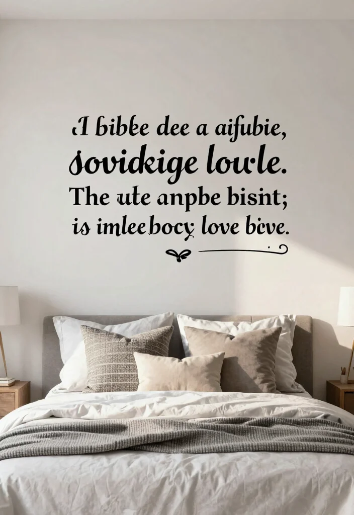 17 Scripture Wall Decor Ideas With Meaningful Style - 9. Wall Decals with Bible Verses 1