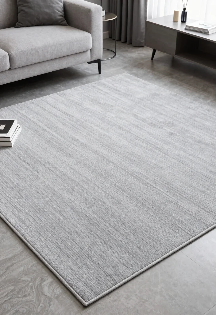 17 Tuft Rug Design Ideas With Bold Textured Patterns - 16. Modern Minimalism 1