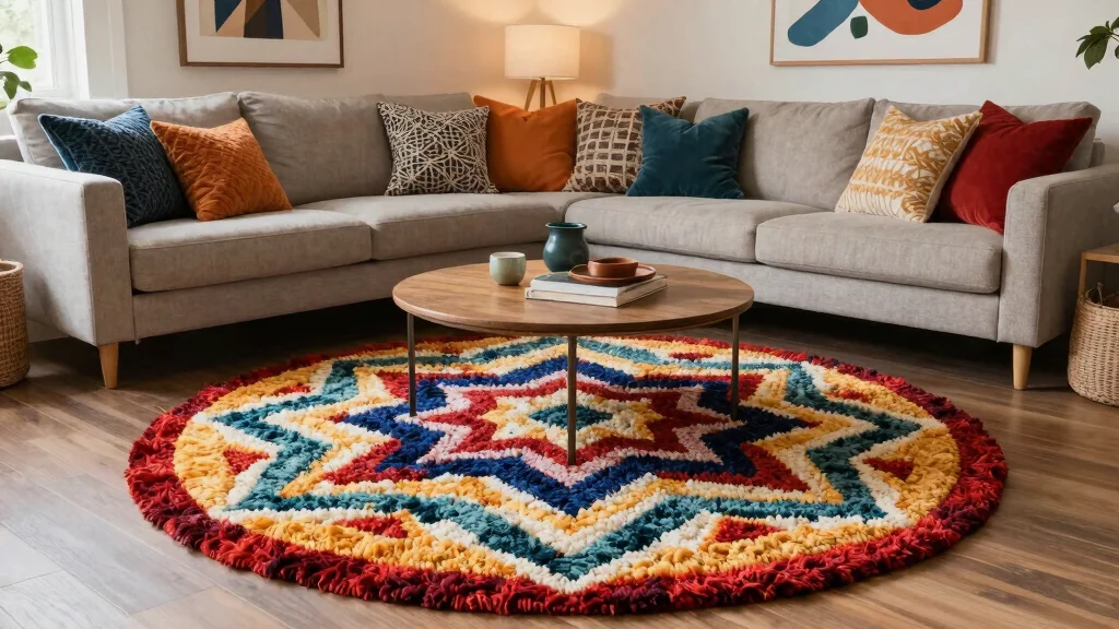 17 Tuft Rug Design Ideas With Bold Textured Patterns