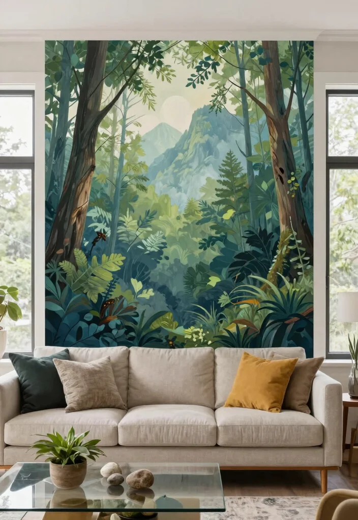 17 Wall Painting Decor 2026 Trending Ideas That Make a Statement - 1. Nature-Inspired Murals 1
