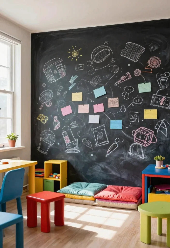 17 Wall Painting Decor 2026 Trending Ideas That Make a Statement - 11. Chalkboard Paint 1