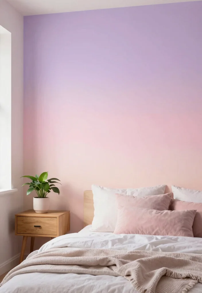 17 Wall Painting Decor 2026 Trending Ideas That Make a Statement - 4. Ombre Effects 1