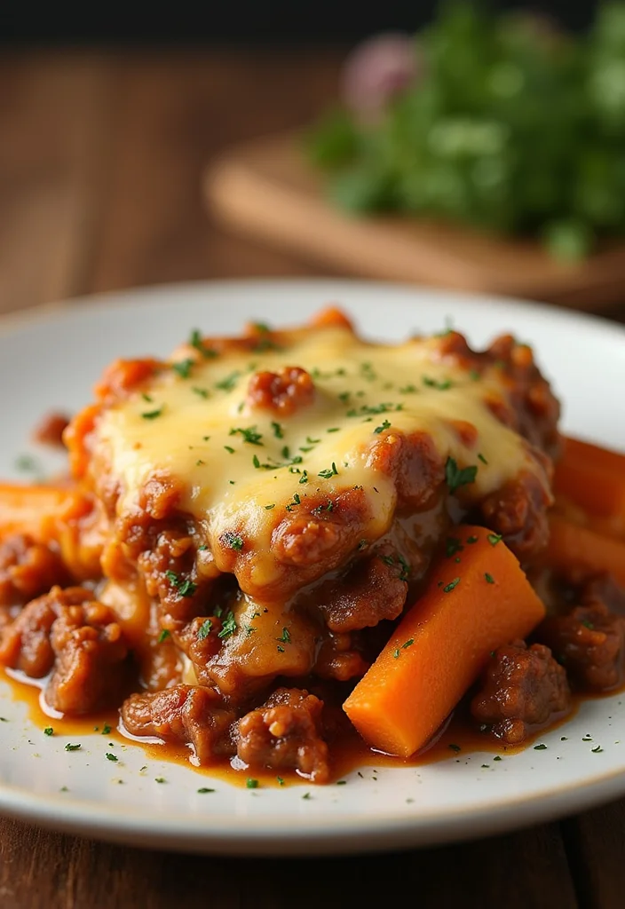18 Beef And Sweet Potato Recipes Packed With Big Flavor - 16. Beef and Sweet Potato Pasta Bake 1