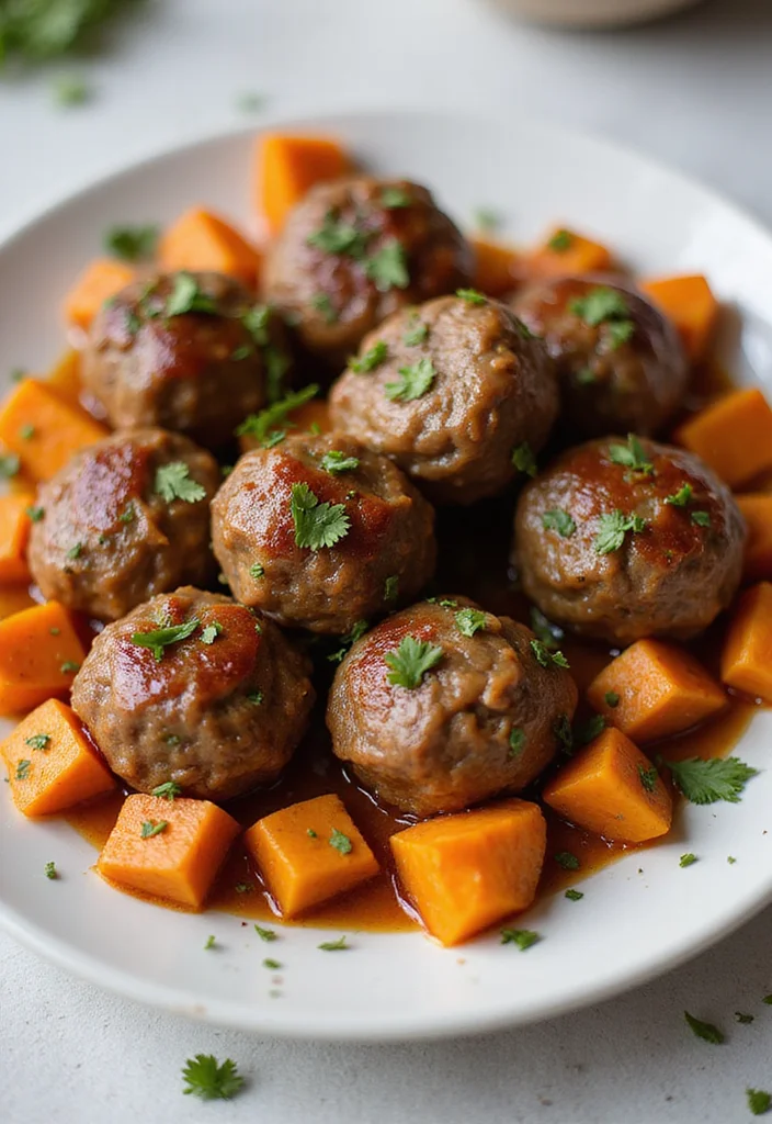 18 Beef And Sweet Potato Recipes Packed With Big Flavor - 9. Beef and Sweet Potato Meatballs 1