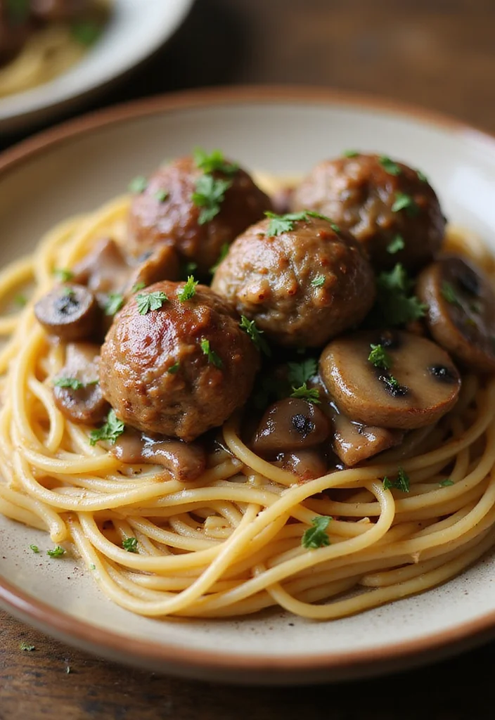 18 Beef Meatballs For Spaghetti Dinners That Even Picky Eaters Love - 16. Mushroom & Beef Meatballs 1