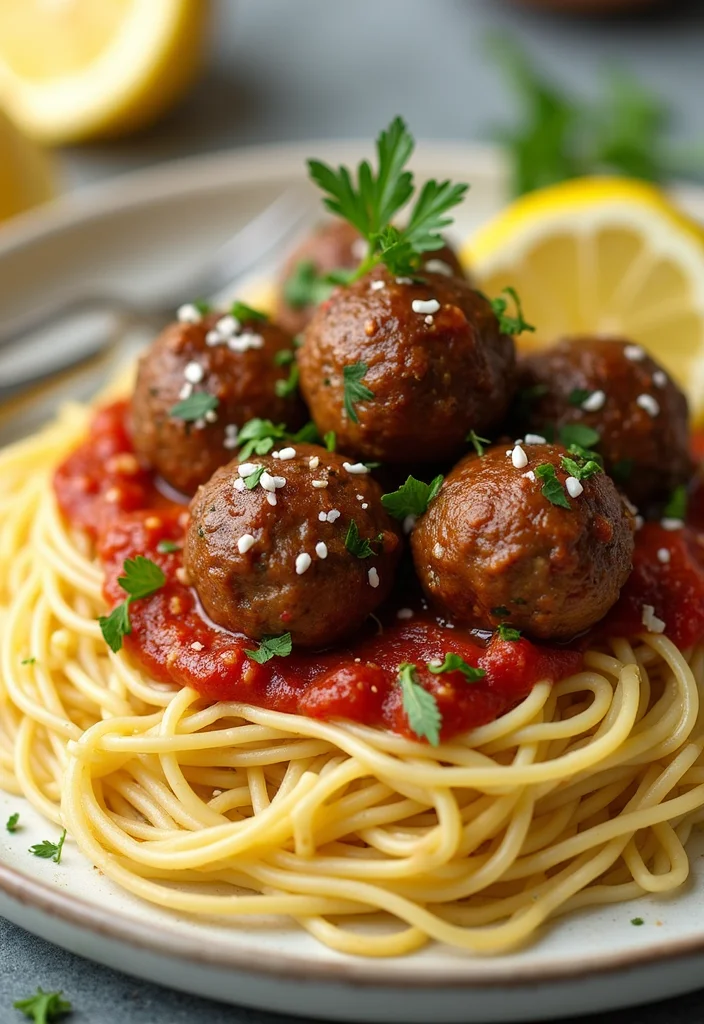 18 Beef Meatballs For Spaghetti Dinners That Even Picky Eaters Love - 18. Lemon Herb Beef Meatballs 1