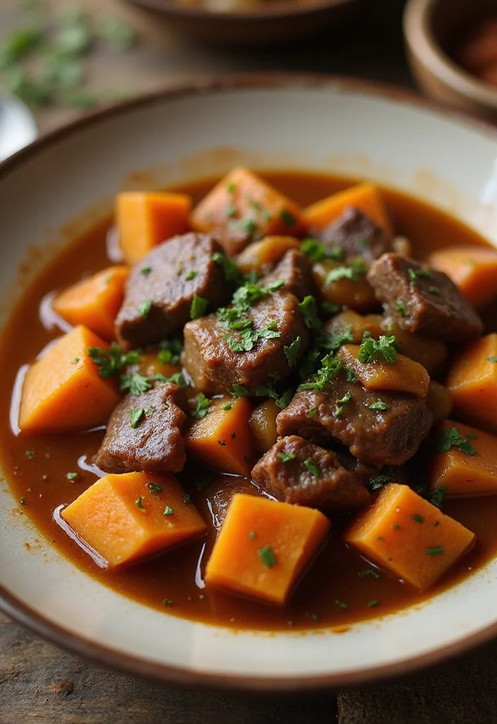 18 Beef Stew With Red Wine Recipes Everyone Is Searching For - 15. Beef Stew with Sweet Potatoes 1