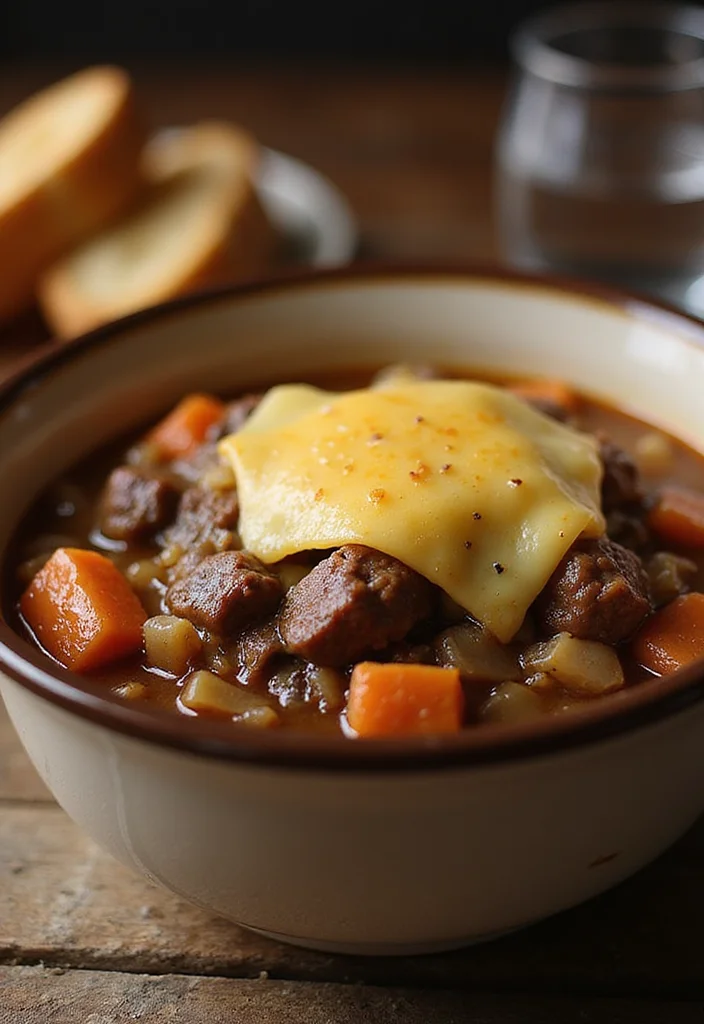18 Beef Stew With Red Wine Recipes Everyone Is Searching For - 2. Slow Cooker French Onion Beef Stew 1