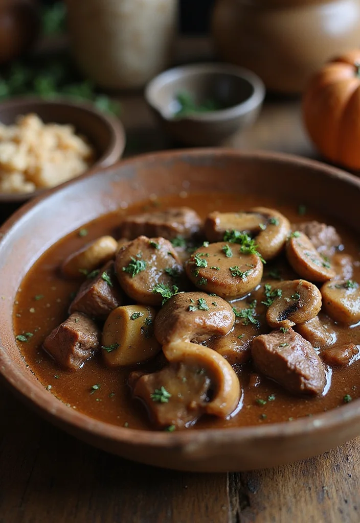 18 Beef Stew With Red Wine Recipes Everyone Is Searching For - 3. Hearty Beef and Mushroom Stew 1