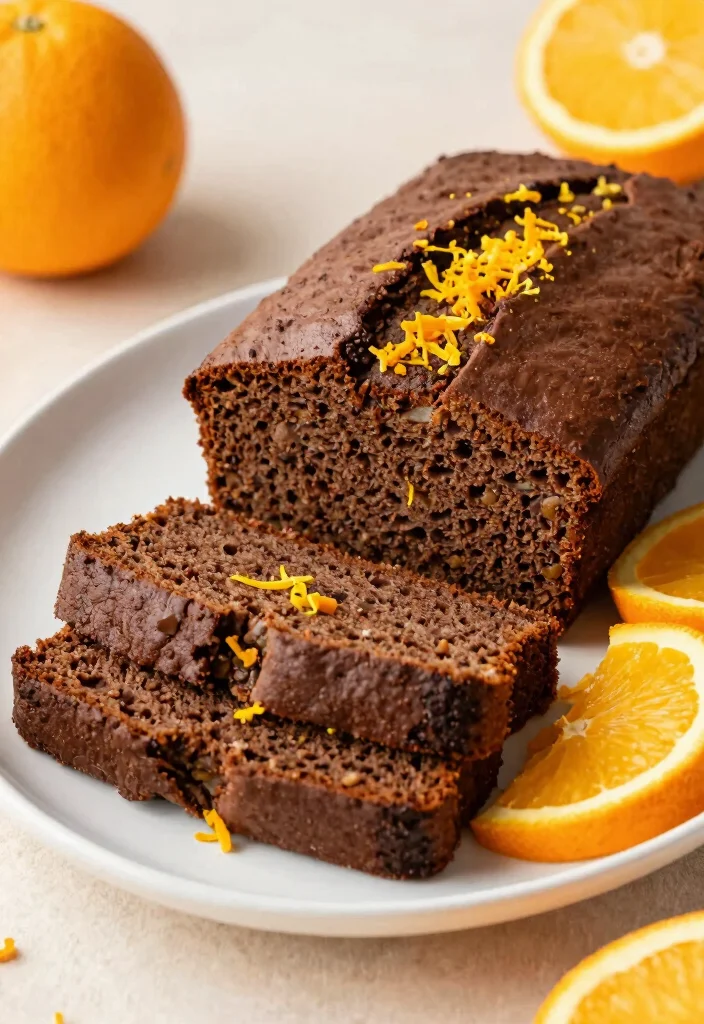 18 Chocolate Zucchini Bread Recipes: Moist Chocolatey Loaves - 15. Chocolate Zucchini Bread with a Twist of Orange 1