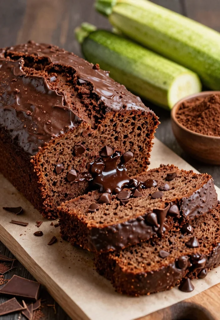 18 Chocolate Zucchini Bread Recipes: Moist Chocolatey Loaves - 2. Double Chocolate Zucchini Bread 1