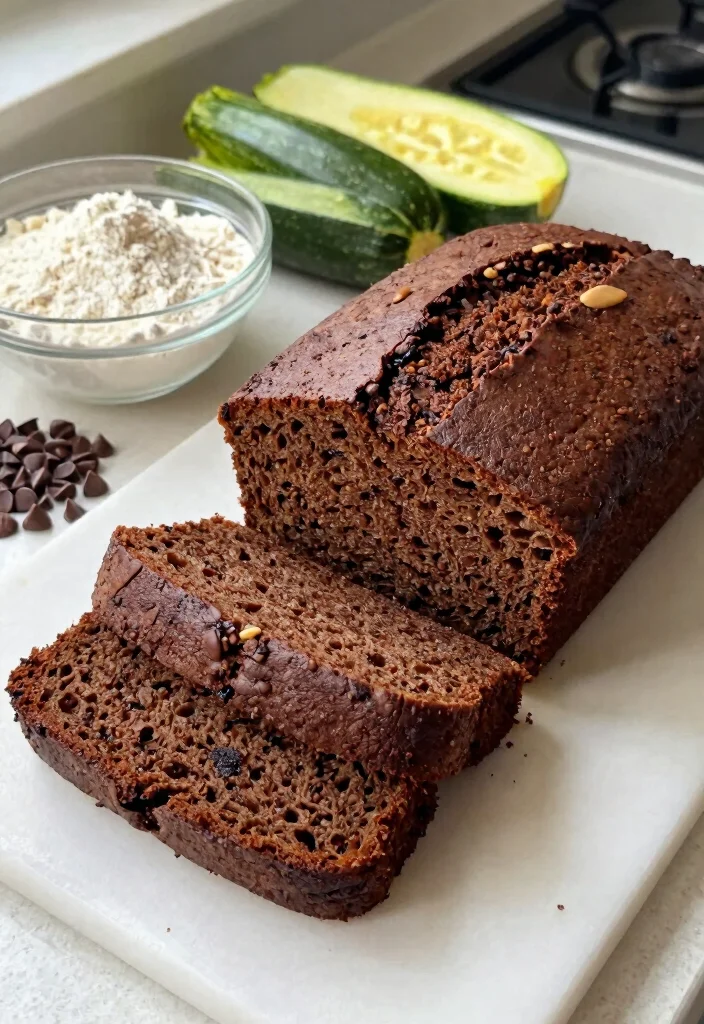 18 Chocolate Zucchini Bread Recipes: Moist Chocolatey Loaves - 6. Almond Flour Chocolate Zucchini Bread 1