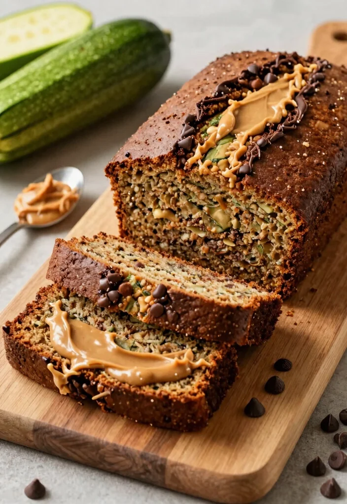 18 Chocolate Zucchini Bread Recipes: Moist Chocolatey Loaves - 8. Peanut Butter Chocolate Zucchini Bread 1