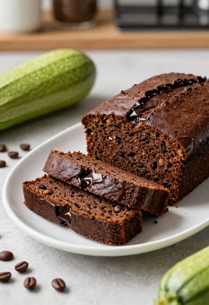 18 Chocolate Zucchini Bread Recipes: Moist Chocolatey Loaves - 9. Mocha Chocolate Zucchini Bread 1