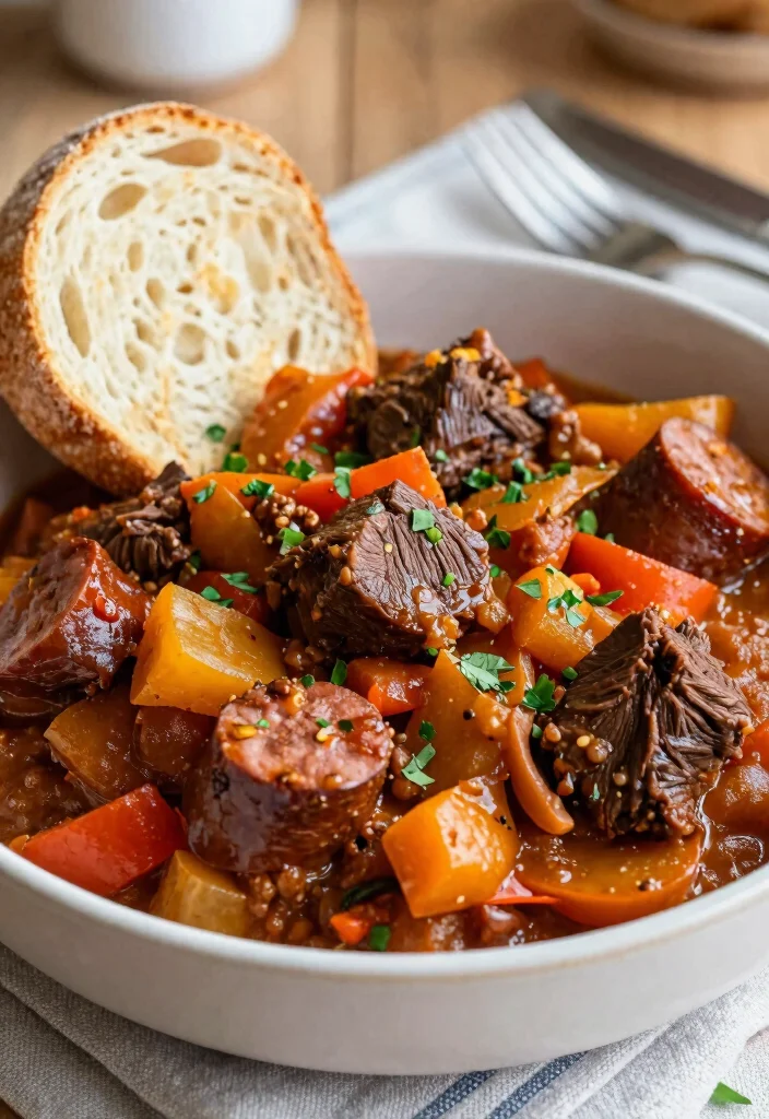 18 Chuck Roast Recipes Dutch Oven: Rich Slow Braised Beef - 15. Chuck Roast Jambalaya 1