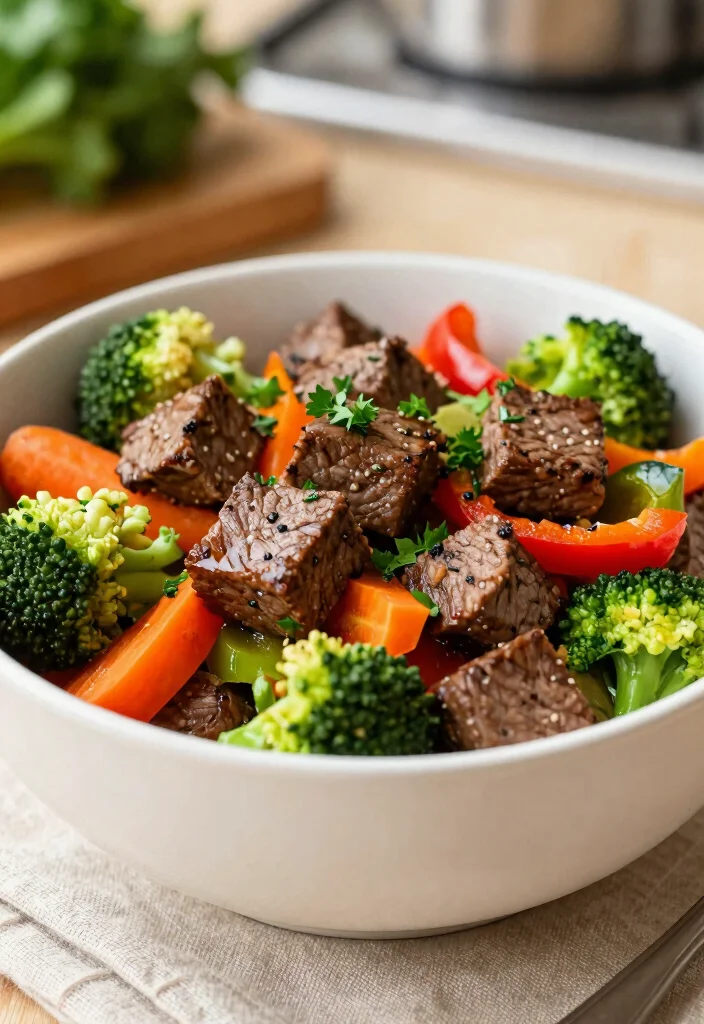 18 Cube Steak Crock Pot Recipes Comfort Food Classics - 16. Cube Steak with Vegetable Medley 1