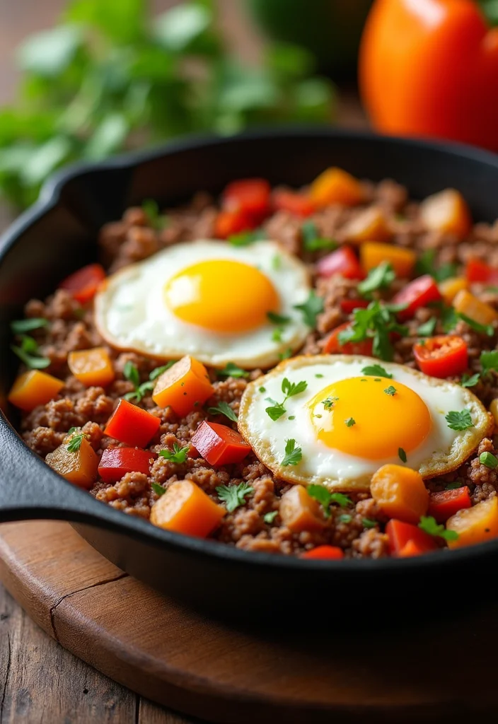 18 Genius Ways To Use Canning Ground Beef Tonight - 11. Beef Breakfast Hash 1