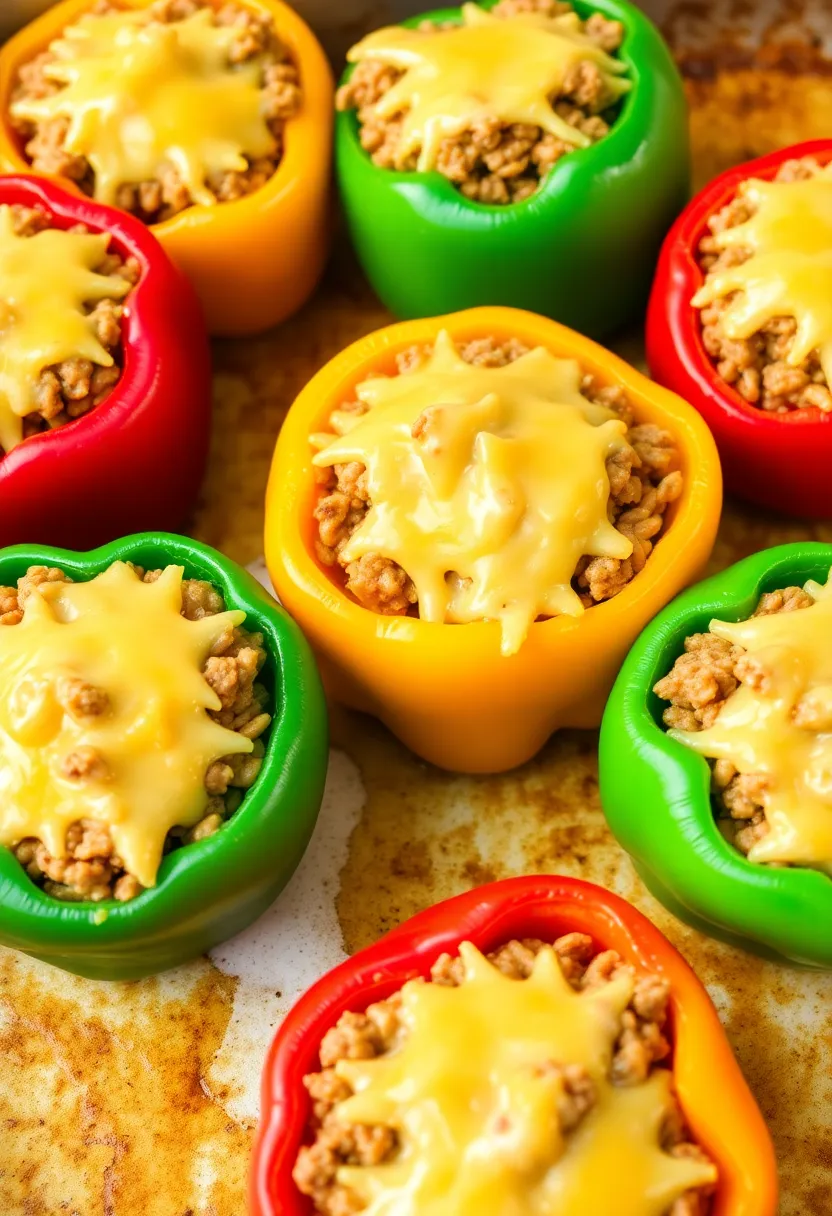 18 Genius Ways To Use Canning Ground Beef Tonight - 12. Beef Stuffed Peppers 1