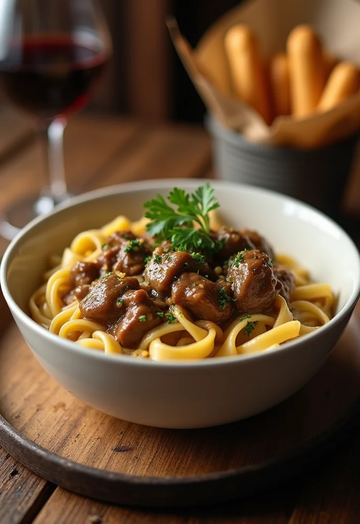 18 Genius Ways To Use Canning Ground Beef Tonight - 2. Hearty Beef Stroganoff 1